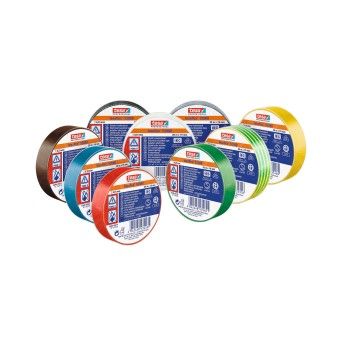 Fita Isoladora em PVC 53988 Tesa 20mx19mm (Cinzento)