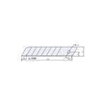 Lmina para X-Ato SK4 MacFer L-100 18mm(10 Peas)