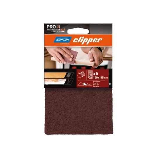 Lixa de Preparao Superficial Clipper 150x115mm Gro Extra Fino
