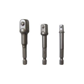 Jogo Adaptadores Sextavados MacFer SCS-03 1/4" para ch. cx. 3ps