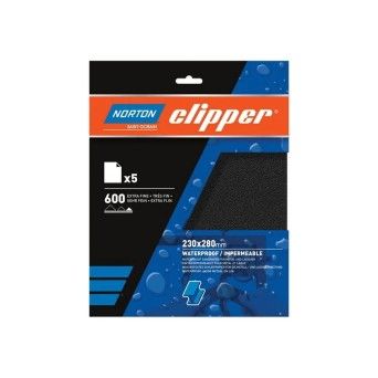 Lixa Folha  Prova de gua Clipper 230x280mm