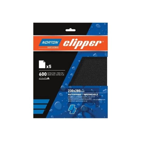 Lixa Folha  Prova de gua Clipper 230x280mm