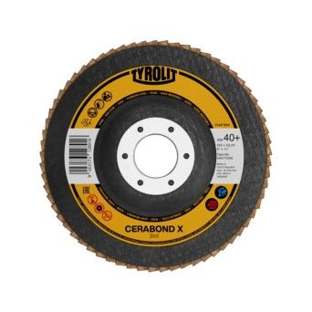 Disco de Lamelas Cerabond X Tyrolit 27ELA CA40+Q-B (115x22,23)
