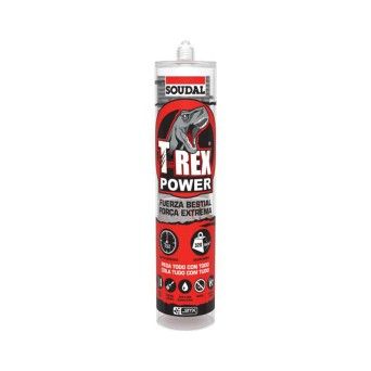 Cola Montagem T-Rex Power Clear Soudal 290ml