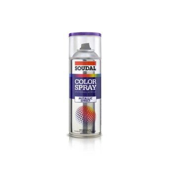 Color Spray Efeito Metalizado Soudal 400ml Prata
