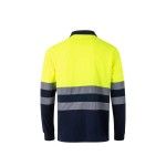 Azul Marinho/Amarelo Fluorescente