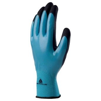 Luva de Malha Wet&Dry VV636BL DeltaPlus Nitrilo