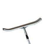 Rodo Curvo em Ao Galvanizado com Barra em Borracha FlooriX 600mm