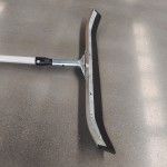 Rodo Curvo em Ao Galvanizado com Barra em Borracha FlooriX 600mm