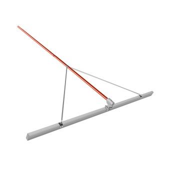 Rgua com Suporte de Trs Pontos em Magnsio com 3 Cabos Floorix 3000x101mm