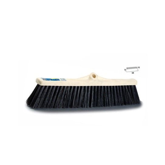 Vassoura de Pelo Rijo 50cm com Rosca 28mm Cepillos Marios Sem Cabo