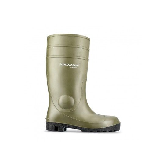 Galochas em PVC com Biqueira de Ao Dunlop S5 SRA Verde  