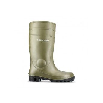 Galochas em PVC com Biqueira de Ao Dunlop S5 SRA Verde  