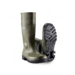 Galochas em PVC com Biqueira de Ao Dunlop S5 SRA Verde  