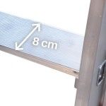 Escada Multiusos de 2 Seces com Degraus Confortveis 7+8 Degraus EN1400 Faraone
