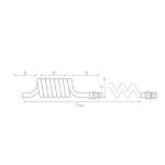 Mangueira em Espiral Poliuretano 8x12mm 15M Imcoinsa Mangueira em Espiral Poliuretano 8x12mm 15M Imcoinsa