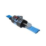 Li�osa em A�o Azul com Kit de Transporte e Cabos Marshalltown 1219 mm