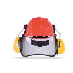 Kit Florestal com Capacete de Proteo + Viseira + Abafadores de Som SteelPro Safety