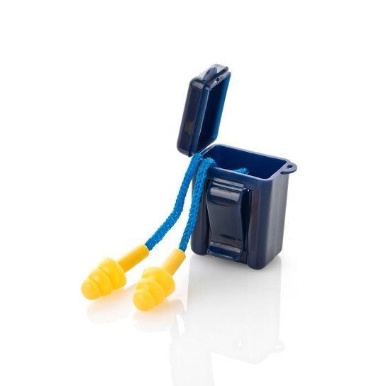 Tampo Auditivo de Silicone Reutilizvel com Cordo 32dB Fit Ear SteelPro Safety