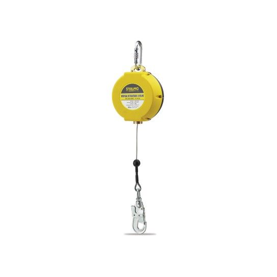 Dispositivo Retrtil Sistema Anti-Queda com Cabo de 15m 140kg SteelPro Safety