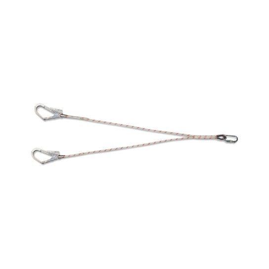 Corda de 1,5m em Y com Trs Mosquetes SteelPro Safety