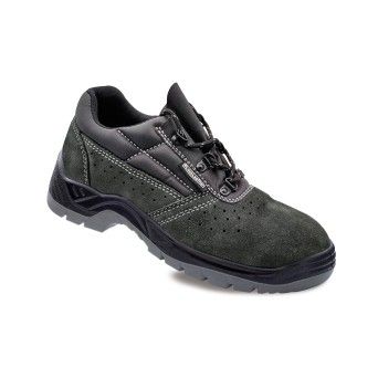Sapato de Couro Croute Perfurado Preto BlackLeather 