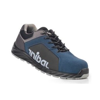 Sapato em Microfibra Replente a gua Azul e Cinza Flexum Z1 Anibal 