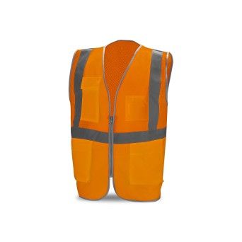 Colete de Alta Visibilidade Malha Multibolsos Marca