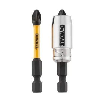 Pontas Toro de Impacto 2 x PZ2 e Adaptador Magntico com Bloqueio Dewalt