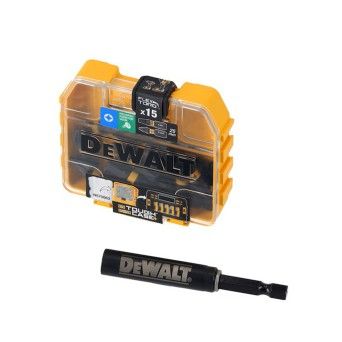 Conjunto de 16 Peas para Aparafusar Impact Torsion com Guia Telescpia Magntica Dewalt