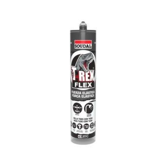 Cola & Veda Polmero Hbrido T-Rex Flex Soudal (Cinzento.290ml)