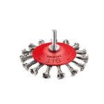 Escova Cônica Trançada CZ95 Furo M14 em Aço 95 mm SIT Escova Cônica Trançada CZ95 Furo M14 em Aço 95 mm SIT