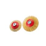 Escova Cnica CO90E Furo M14 em Ao Latonado 90 mm SIT