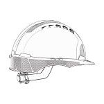 Kit de Autocolantes Refletores para EVO 2/3 Jsp 10 Un (Prateado)