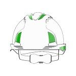 Kit de Autocolantes Refletores para EVO 2/3 Jsp 10 Un (Verde)