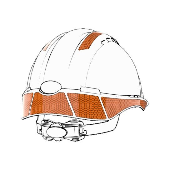 Kit de Autocolantes Refletores para EVO 2/3 Jsp 10 Un (Laranja)