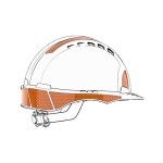 Kit de Autocolantes Refletores para EVO 2/3 Jsp 10 Un (Laranja)