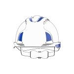 Kit de Autocolantes Refletores para EVO 2/3 Jsp 10 Un (Azul)