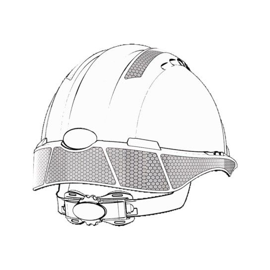 Kit de Autocolantes Refletores para EVO 2/3 Jsp 10 Un (Prateado)