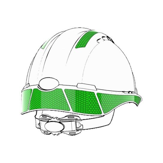 Kit de Autocolantes Refletores para EVO 2/3 Jsp 10 Un (Verde)