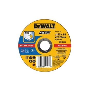 Disco de Corte Plano Extreme OSA para Inox 125x1x22mm Dewalt