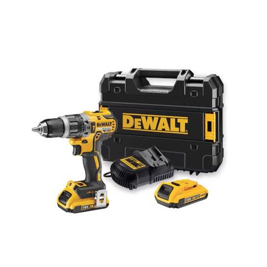 Berbequim Aparafusador Percusso sem Escovas XR 18V Dewalt DCD796D2-QW + 2 Baterias 2.0Ah