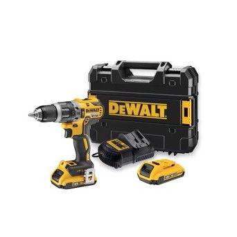 Berbequim Aparafusador Percusso sem Escovas XR 18V Dewalt DCD796D2-QW + 2 Baterias 2.0Ah