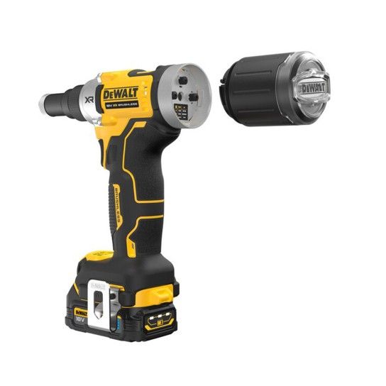 Rebitadora sem Escovas 6,4mm XR 18V Powerstack Compacta Dewalt DCF414E2GT-QW