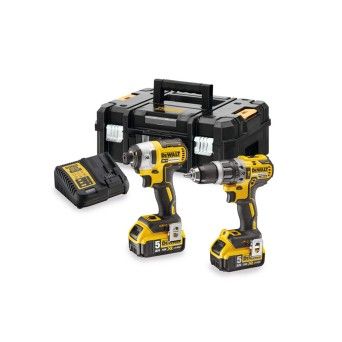 Kit XR Aparafusador + Berbequim + 2 Baterias Dewalt DCK266P2T-QW
