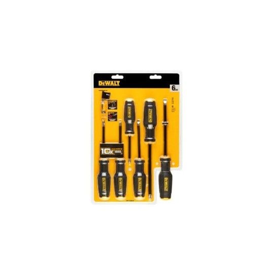 Conjunto de 6 Chaves de Fenda Full Fit Dewalt