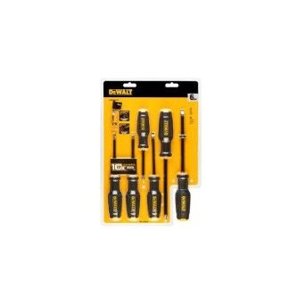 Conjunto de 6 Chaves de Fenda Full Fit Dewalt