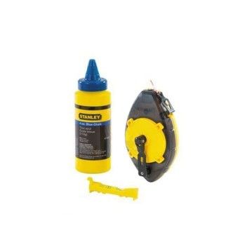 Kit Powerwinder Traador de Linhas 30m + Giz + Nvel Traador Stanley