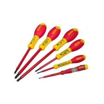 Conjunto 6 Chaves de Fendas Isolados Fatmax Stanley