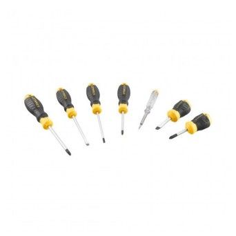 Conjunto de 7 Chaves de Punho Cushion Grip Stanley